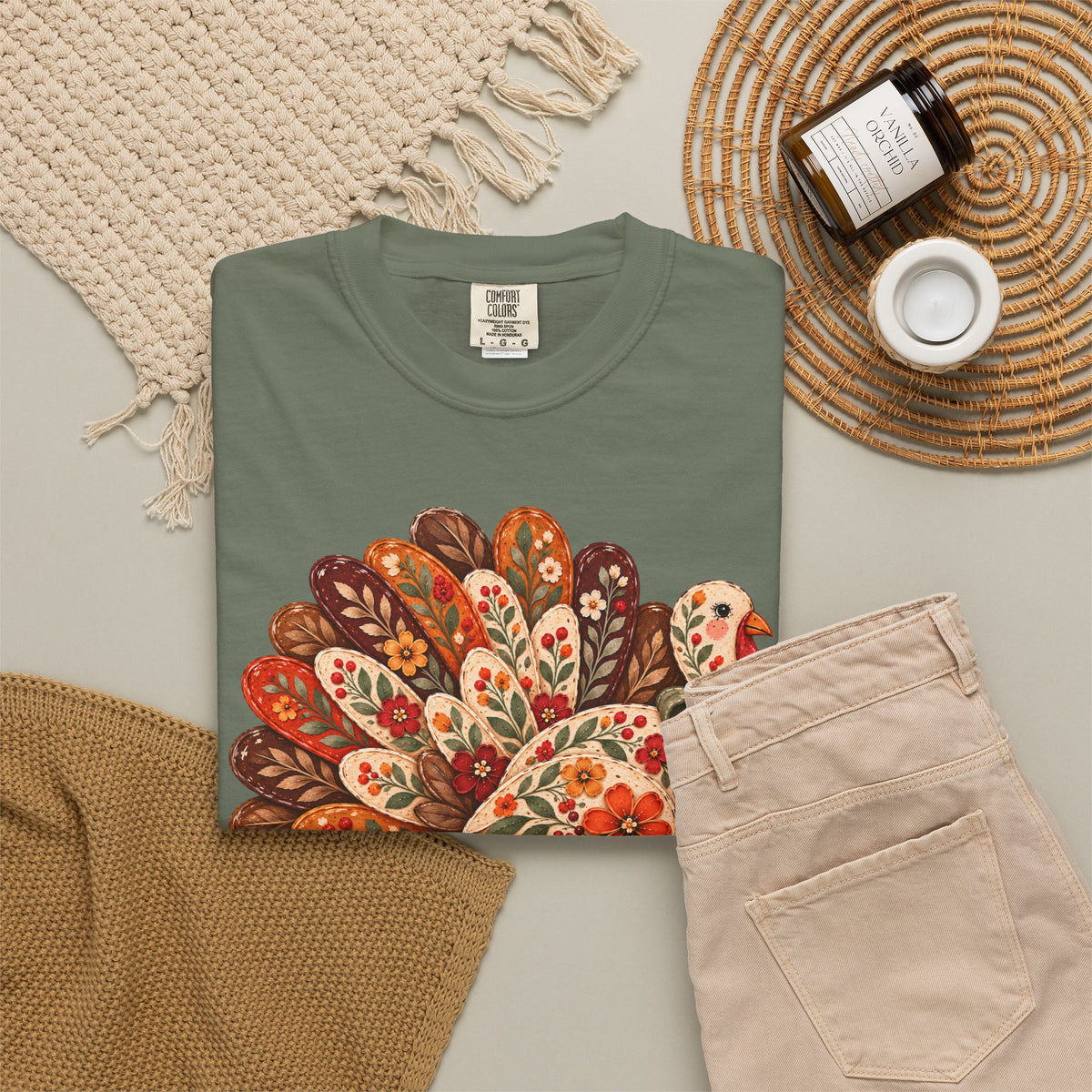 Vintage Floral Turkey tee