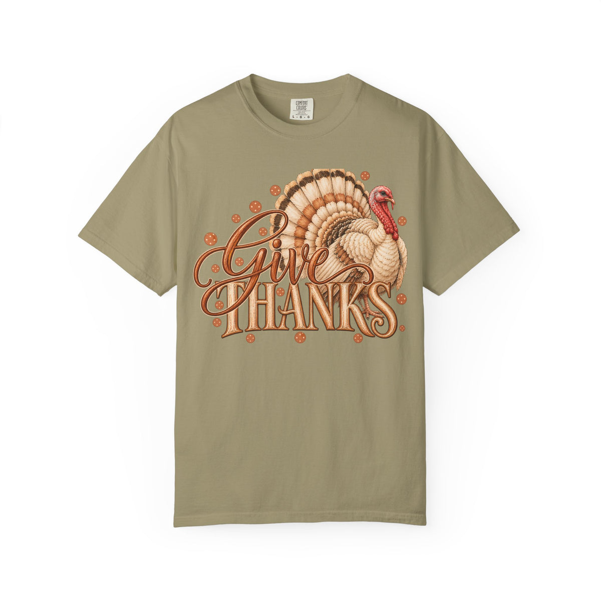 Give Thanks Thanksgiving Turkey T-Shirt