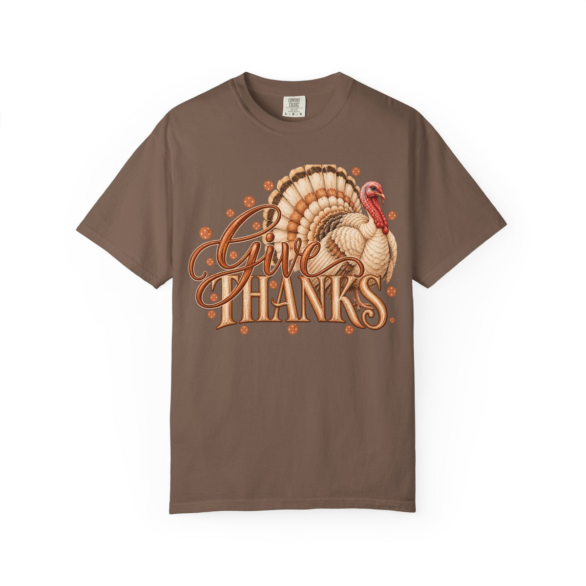 Give Thanks Thanksgiving Turkey T-Shirt