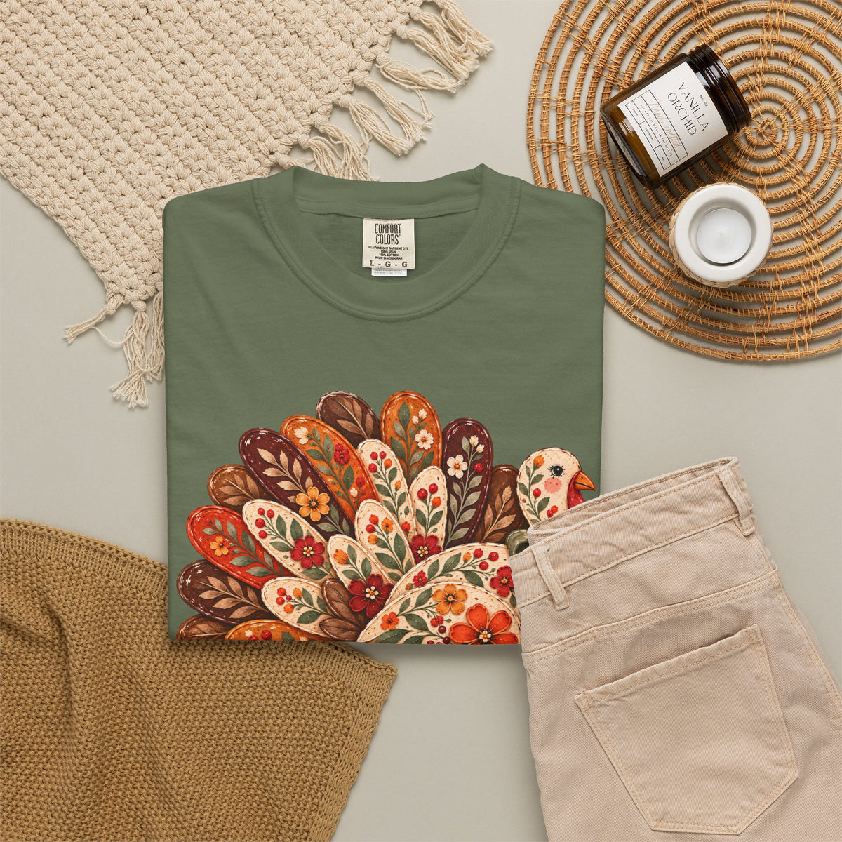 Vintage Floral Turkey tee