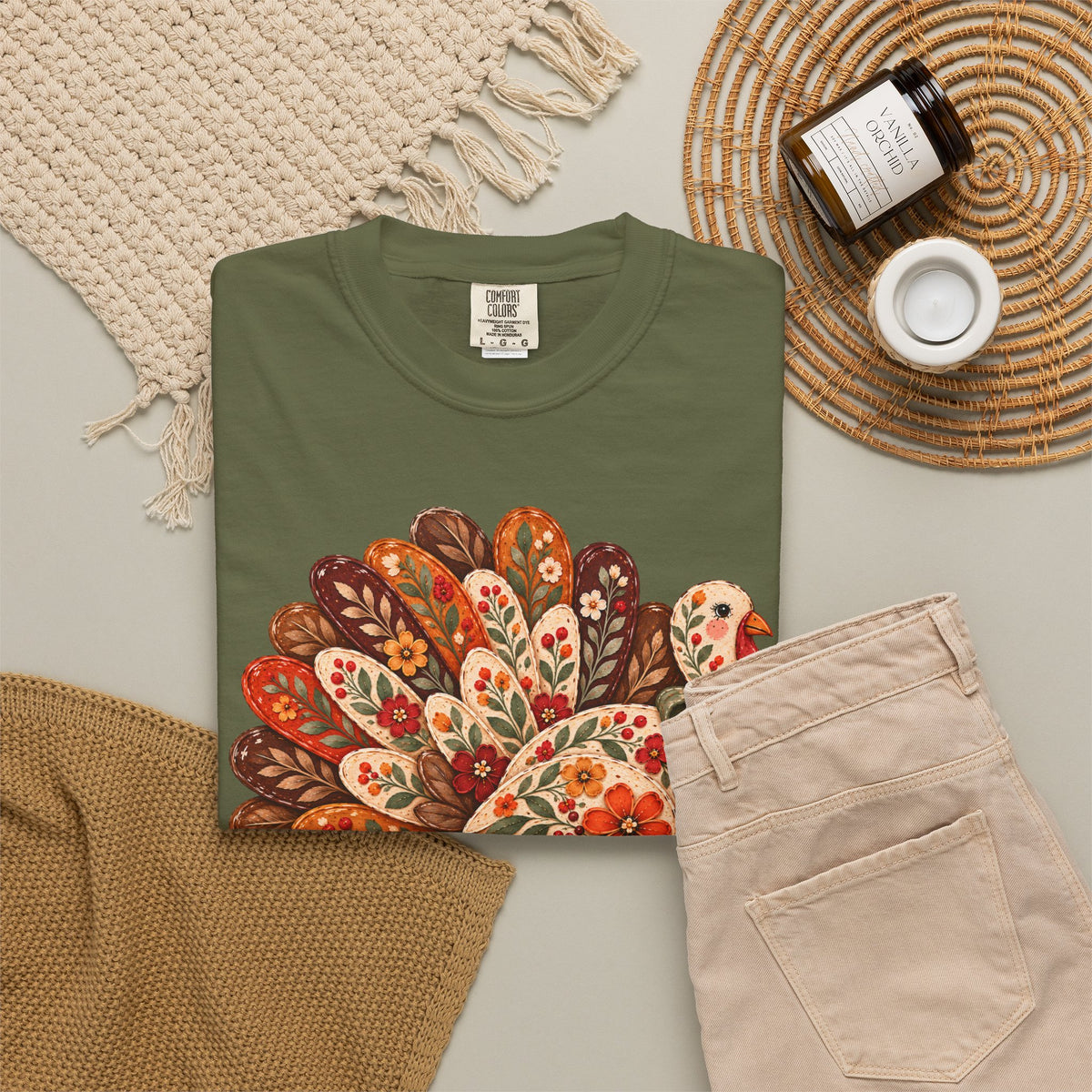 Vintage Floral Turkey tee