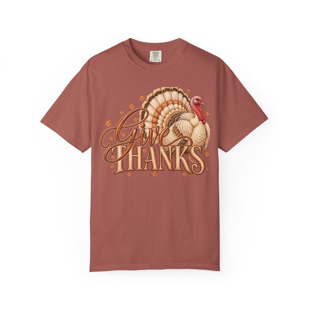 Give Thanks Thanksgiving Turkey T-Shirt