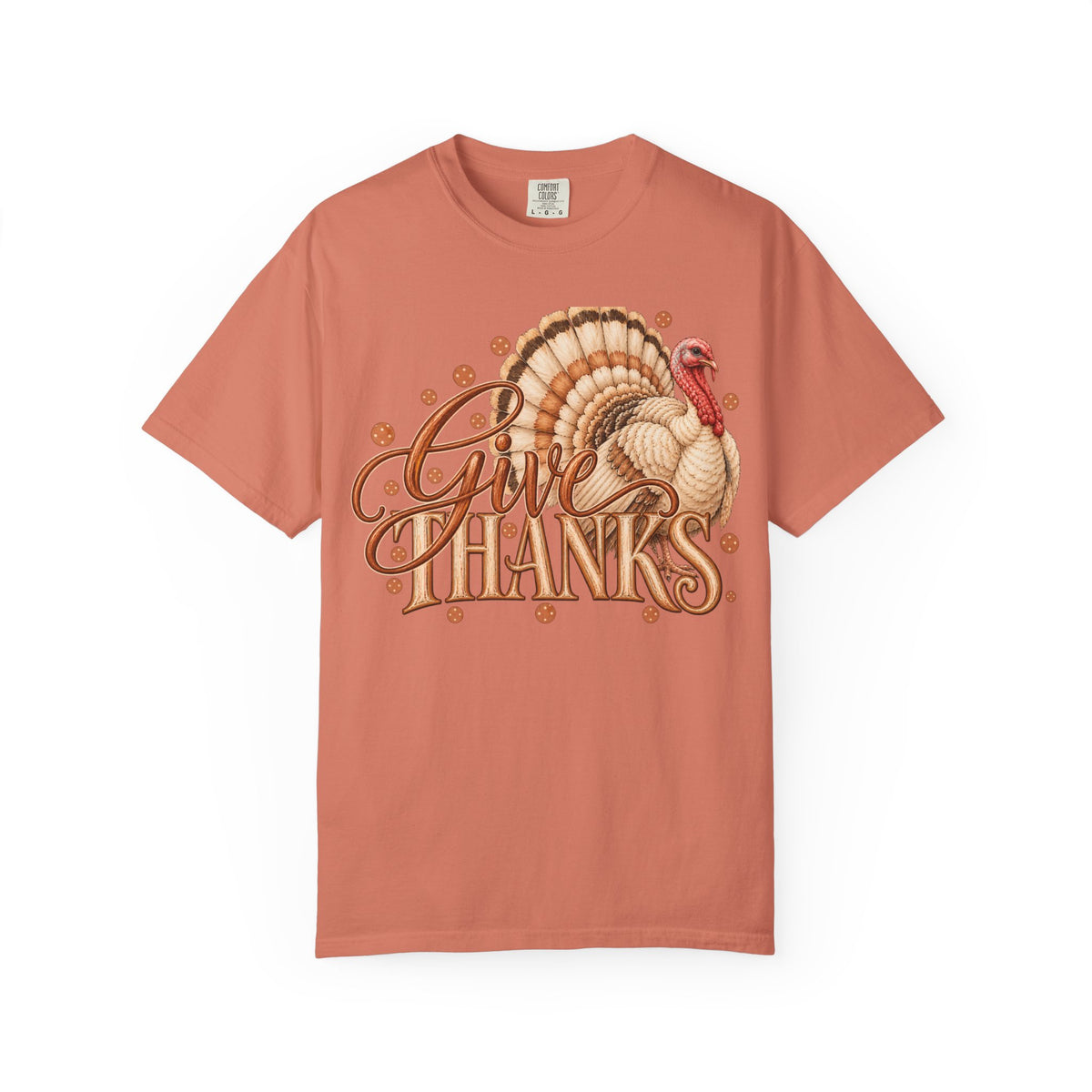 Give Thanks Thanksgiving Turkey T-Shirt