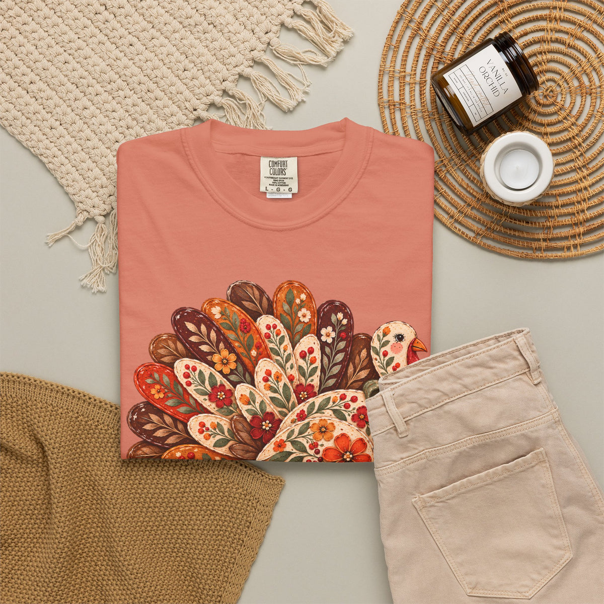 Vintage Floral Turkey tee