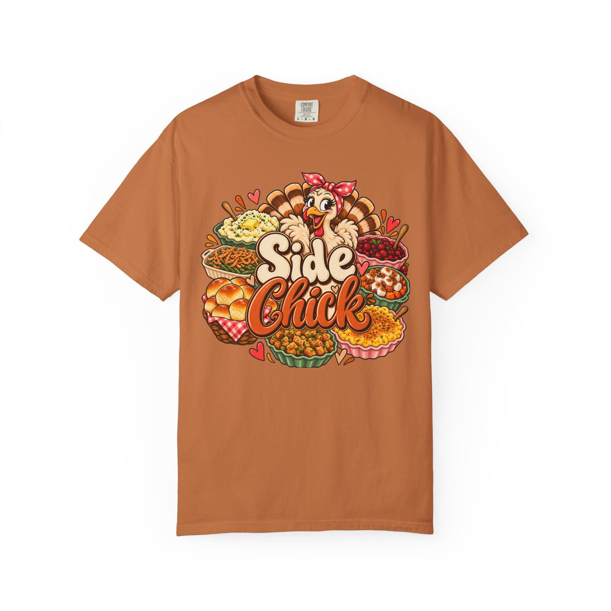 Side Chick Foodie Graphic T-Shirt