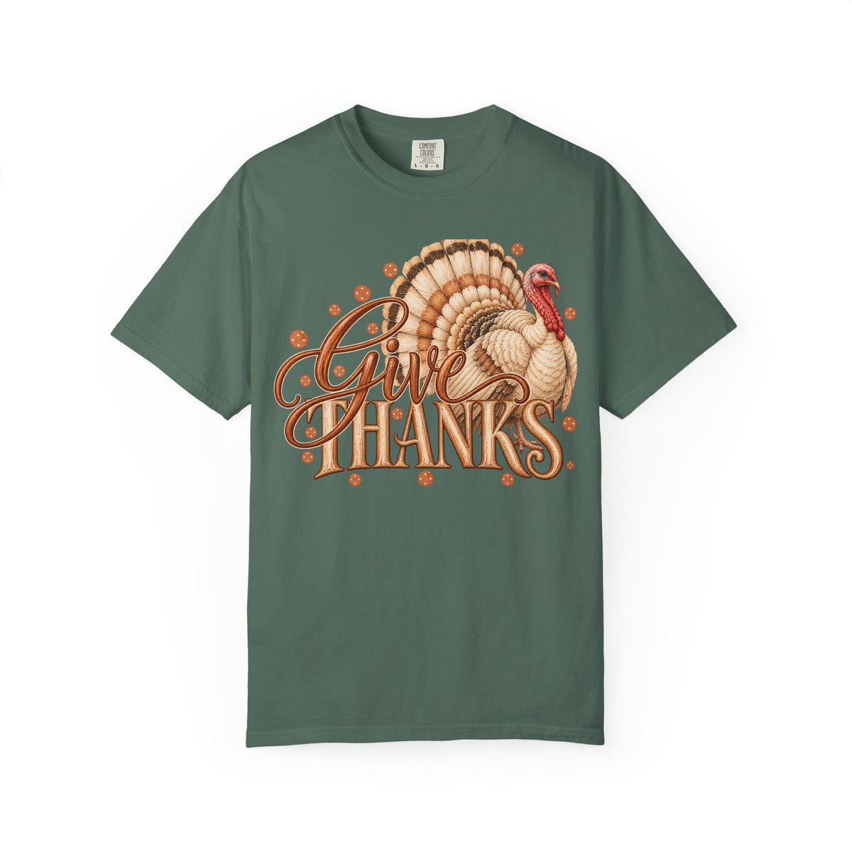 Give Thanks Thanksgiving Turkey T-Shirt