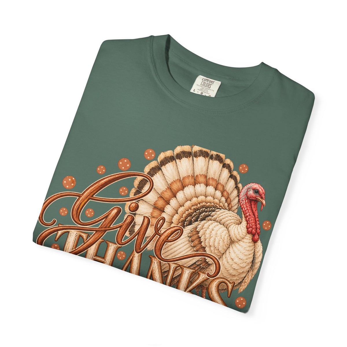 Give Thanks Thanksgiving Turkey T-Shirt