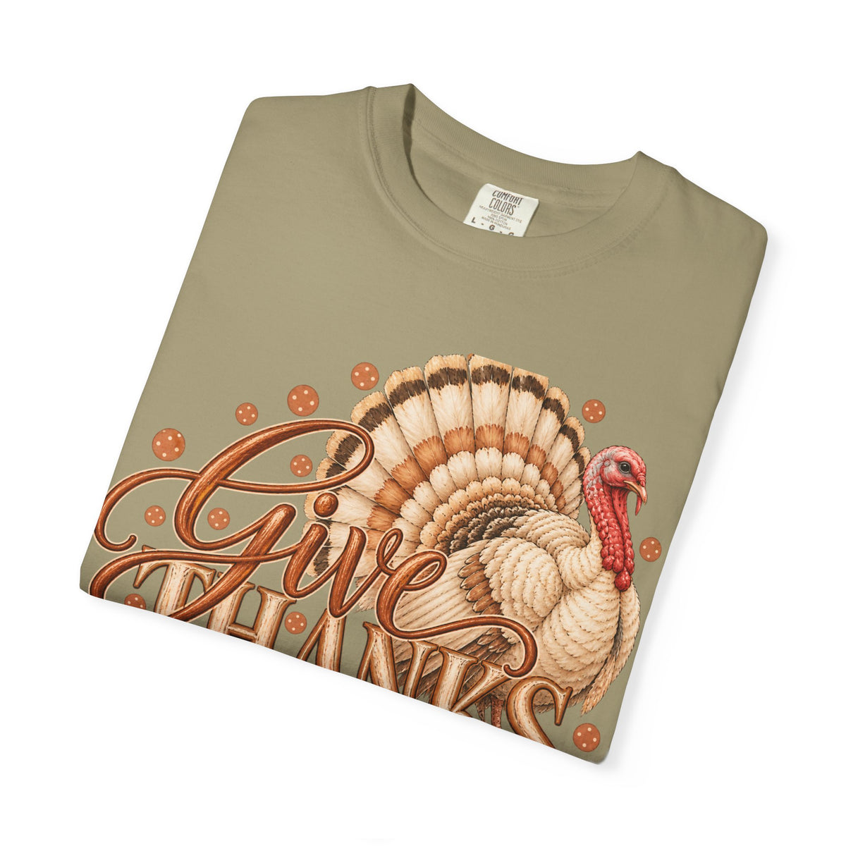 Give Thanks Thanksgiving Turkey T-Shirt