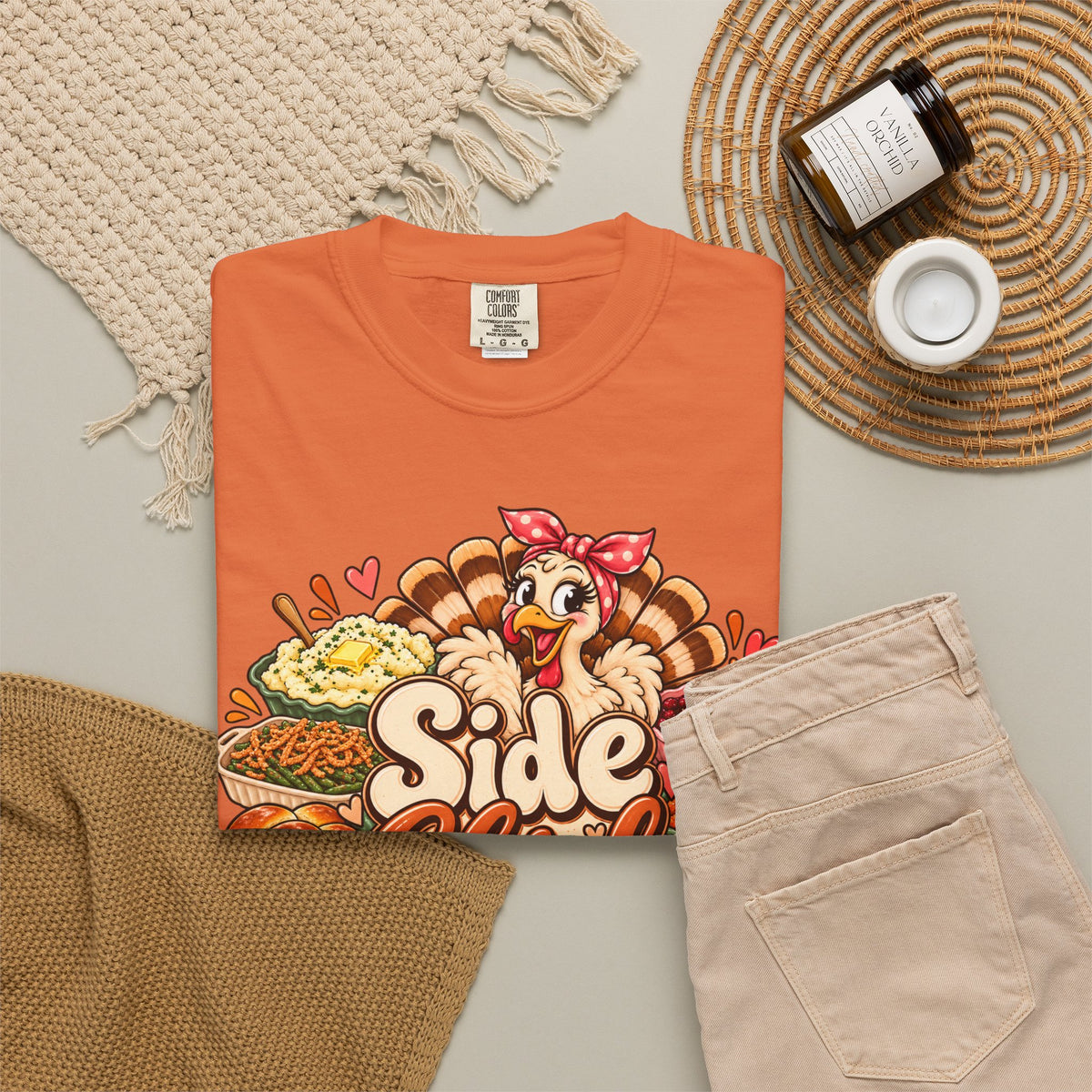 Side Chick Foodie Graphic T-Shirt