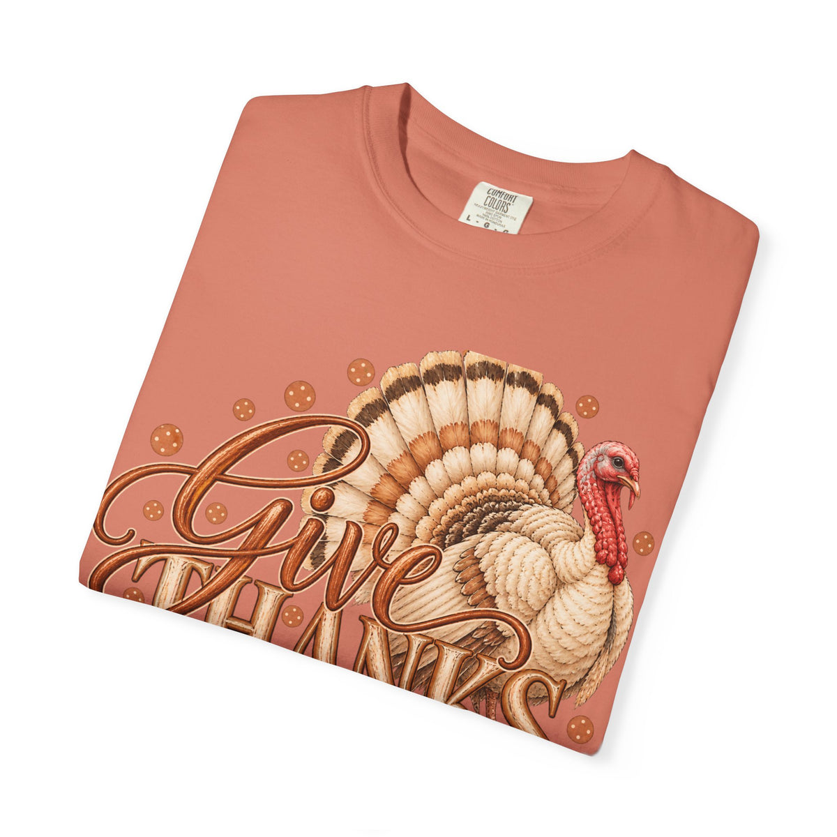Give Thanks Thanksgiving Turkey T-Shirt